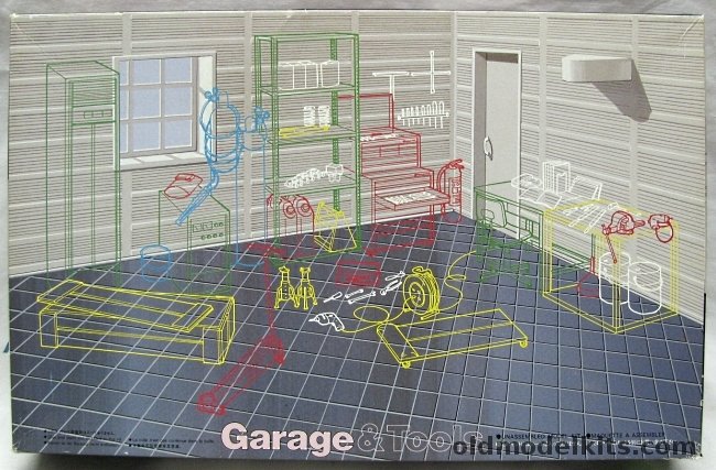 Fujimi 1/24 Garage Diorama Showcase for 1/24 Scale Cars, 11031 plastic model kit